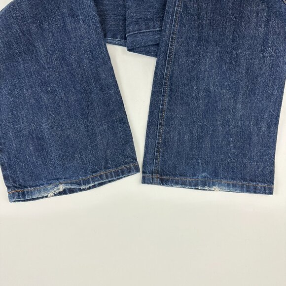 Dear AB Bootcut Dove Detail Women's size 4 Dark Blue Denim Jeans - Picture 5 of 5